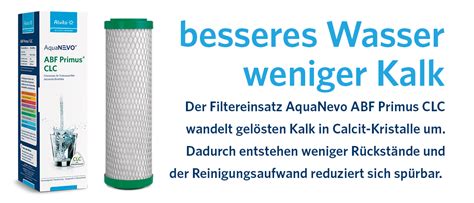 X Alvito Wasserfilter Abf Primus Clc Aktivkohle Blockfilter Mit