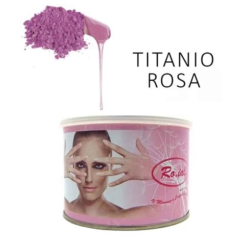 Barattolo Cera Liposolubile Titanio Rosa 400 Ml Roial KB Shop