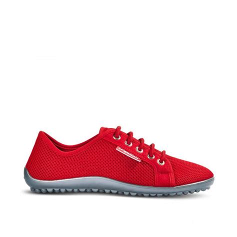 Naboso Leguano Aktiv Red Barefoot Tenisky Leguano Sneakers