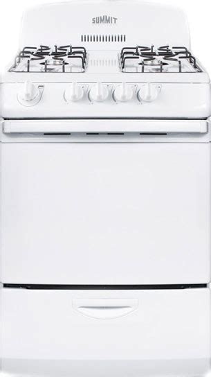 Summit Rg244w 24 Inch Freestanding Gas Range With 4 Open Burners 30