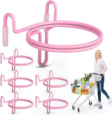 Caphont 6 Pcs Shopping Cart Cup Holder Portable Cup Holder