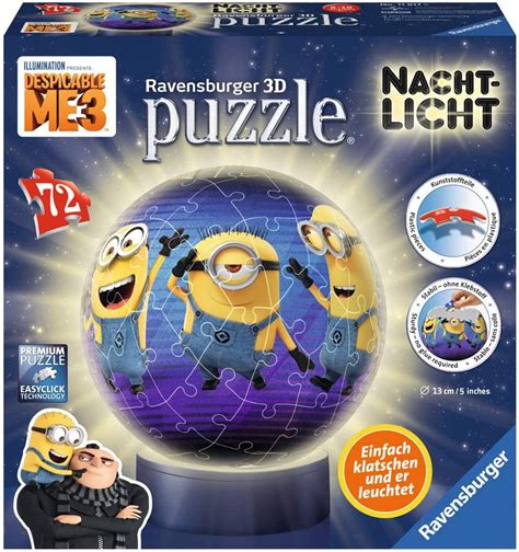 Ravensburger D Puzzle Puzzleball Nachtlicht Ich Einfach