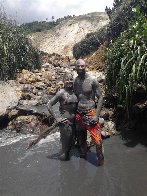 Mud Bath Anyone St Lucia Volcano Vacation Photos Retirement Travel