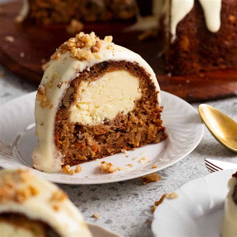 Cheesecake Stuffed Carrot Bundt Cake RecipeTin Eats