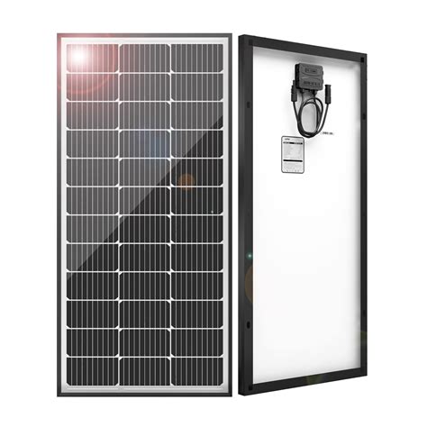 Buy JJN 9BB Solar Panels 12V 100 Watt Monocrystalline Solar Panel High