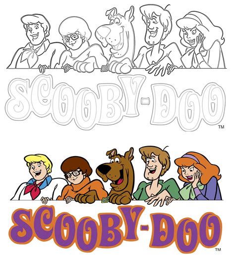 Gambar Scooby Doo Untuk Mewarnai Pepe Lt