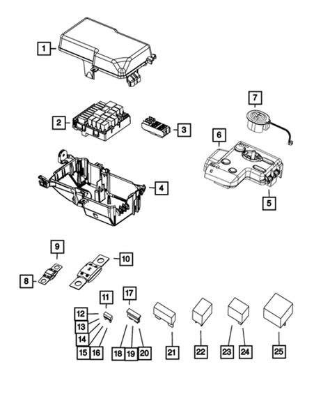 Power Distribution Center Fuse Block Junction Block Relays And Fuses