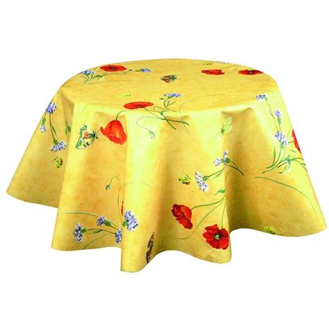 Nappe En Toile Cir E Ronde Proven Ale Vallon Jaune Sud Cargo La Redoute