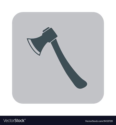 The Ax Icon Axe Symbol Flat Royalty Free Vector Image