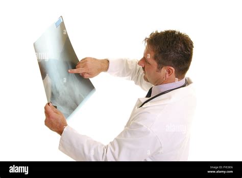 Doctor With X Ray Stock Photo Alamy