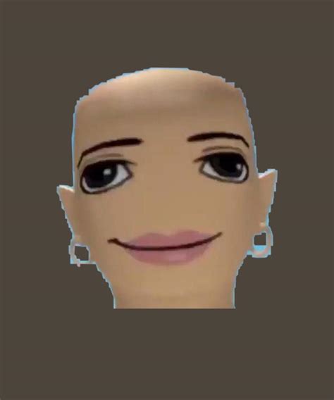 bald baddie roblox meme face Essential TShirt Painting by Mohammed ...