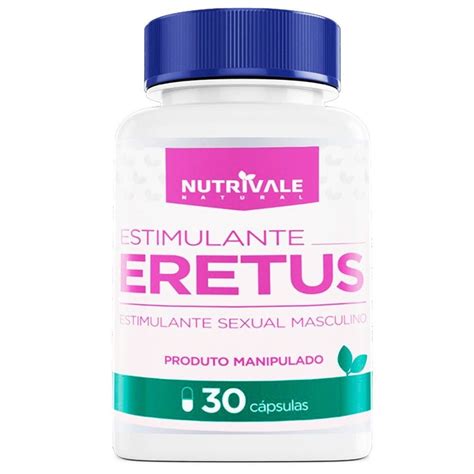 Eretus Estimulante Sexual Natural Masculino 30 cápsulas Natulha