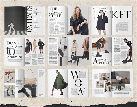 Magazine Layout For Fashion Behance Behance