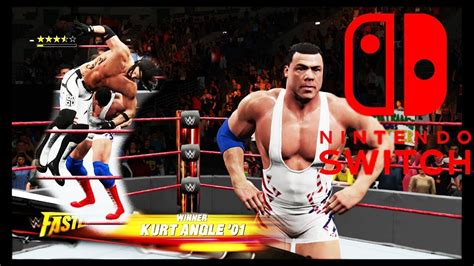 WWE 2K18 NINTENDO SWITCH GAMEPLAY CAW MODE AND MORE YouTube