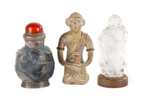 Asian Snuff Bottle And Figures Cottone Auctions