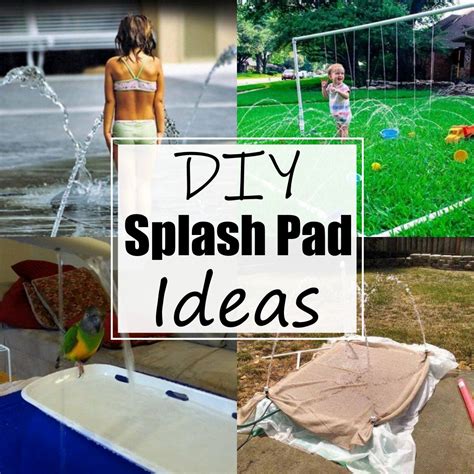 13 Diy Splash Pad Ideas To Have Fun In Your Garden All Sands