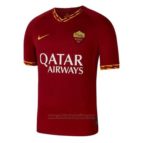 Comprar Camiseta Roma Primera 2019 2020 AS Roma Equipo Roma Equipo