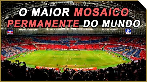 TORCIDA DO FORTALEZA FAZ MOSAICO PERMANENTE EM ESTREIA NA LIBERTADORES