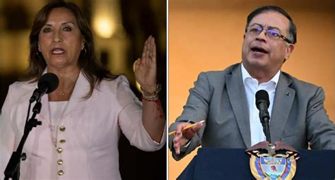 Presidenta de Perú pide a Gustavo Petro que se dedique a gobernar