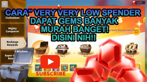 Cara Very Very Low Spender Dapet Gems Banyak Di Cek Aja Rise Of