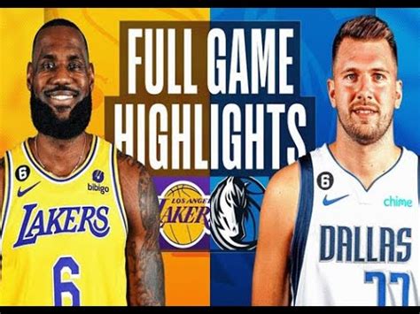 NBA 2k14 To 2k23 Los Angeles Lakers Vs Dallas Mavericks Full Game