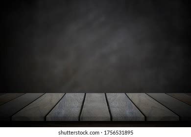 Empty Wood Table Top Over Blur Stock Photo Shutterstock