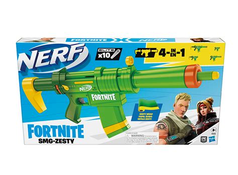 Ripley Lanzador Nerf Fortnite Pump Smg Zesty