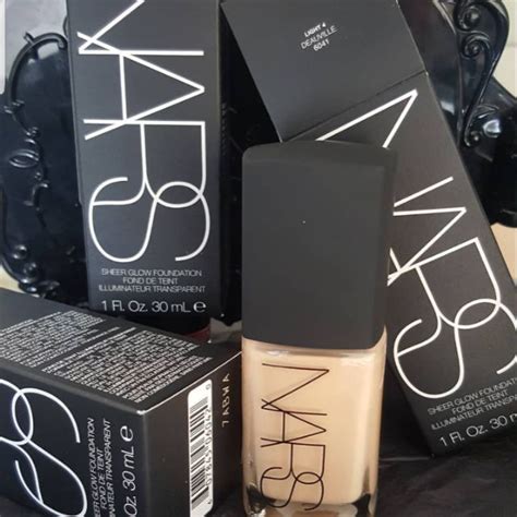 Nars Sheer Glow Foundation 4ml Light2 Mont Blanc Konvy Officialshop