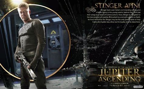 Sean Bean As Stinger Apini In The Epic Space Movie Jupiter Ascending