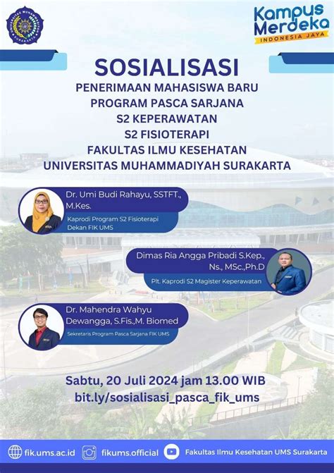 Sosialisasi Penerimaan Mahasiswa Baru Program Pasca Sarjana S2