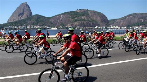 Fotos World Bike Tour Re Ne Mil Ciclistas No Rio De Janeiro