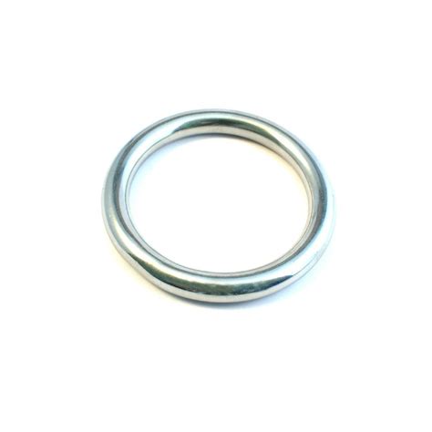 Stainless Steel O Ring A Polished Round Ring Welded Boat Rigging