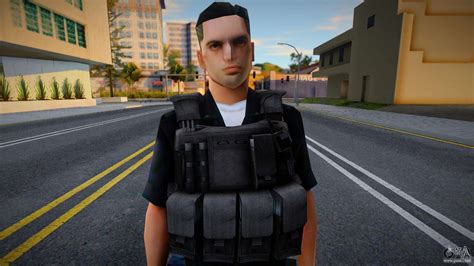 Policeman In Body Armor V1 For GTA San Andreas