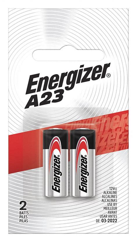 ENERGIZER, A23 Battery Size, Alkaline, Battery - 45EK03|A23BPZ-2 - Grainger