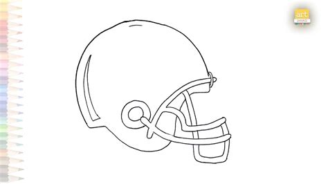 Football Helmet Drawings Video Helmet Drawings How To Draw Football