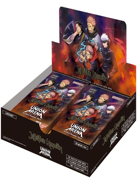 UNION ARENA BOOSTER PACK ENGLISH P12 B16 UE03BT JUJUTSU KAISEN