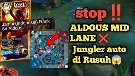 Tutorial Aldous Stack Cepat Rotasi Aldous Exp Lane Best Build Aldous Tersakit 2023 Youtube