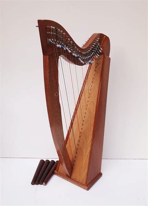 27 Strings Celtic Lever Harp Detachable Leg Harp Irish Harp Handmade With Mahogany Wood