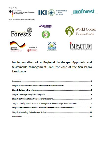 Implementation Of A Regional Landscape Approach And Sustainable