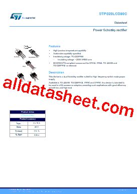 Stps Lcd Cg Tr Pdf Stmicroelectronics