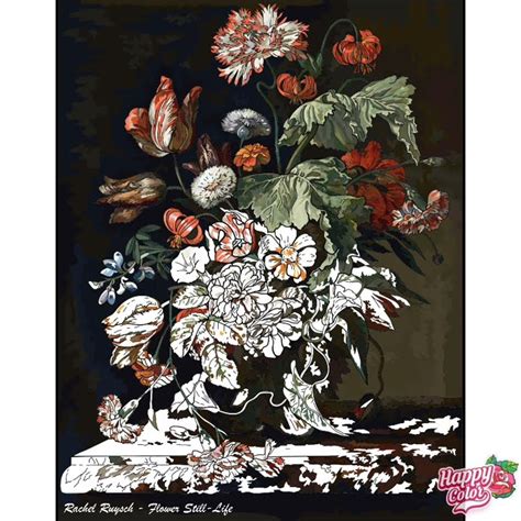 Happy Color Rachel Ruysch Flower Still Life Year 1726 Art Pics And