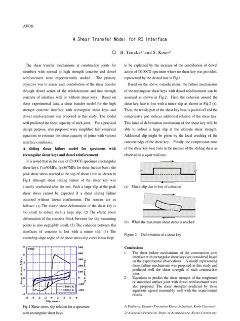 shear key | Deformation (Engineering) | Strength Of Materials