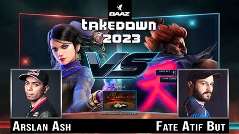 Arslan Ash Vs Fate Atif Tekken 7 Baaz Takedown 2023 YouTube