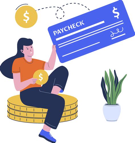 Vector Illustration Of Paycheck Concept 28791838 Vector Art At Vecteezy