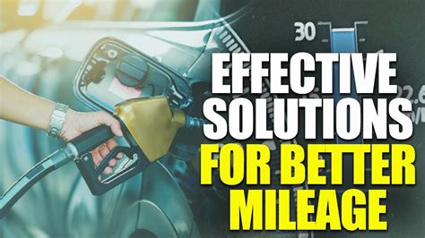 7 Ways To Reduce High Fuel Consumption Effective Solutions For Better Mileage Youtube