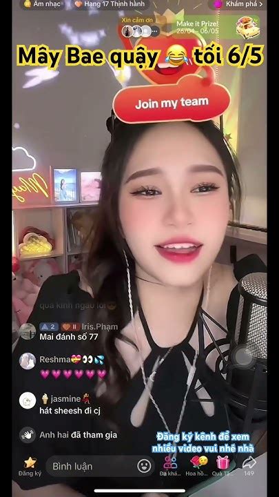 Mây Bae Cover Quậy Tối 6 5😂😉 Maybae Cover Livestream Nhachaymoingay Maybaecover Live