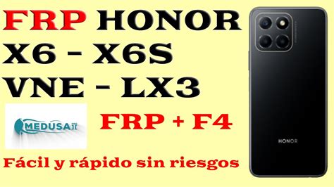 Frp Honor X X S Frp F Con Medusa Box Sin Riesgos Youtube