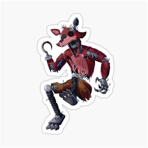 Chibi Withered Foxy Five Nights At Freddys 2 Sticker For Sale By