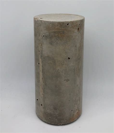 Minimalist Concrete Cylinder/contemporary Home Decor/sedona - Etsy