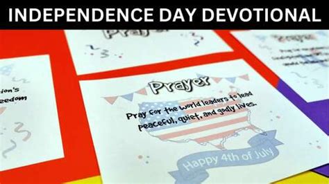 Independence Day Bible Study Historical 4th Of July Devotional